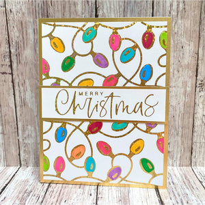 Festive Lights - Glimmer Hot Foil Kit of the Month (Plates & Die Only)