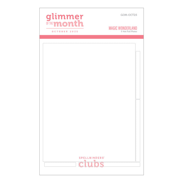 Magic Wonderland  - Glimmer Hot Foil Kit of the Month (Plates & Die Only)