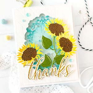 Friendly Thanks - Glimmer Hot Foil Kit of the Month (Plates & Die Only)