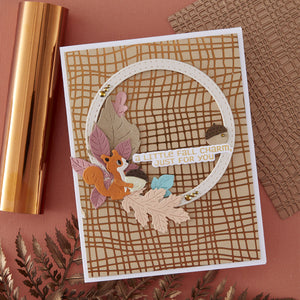 Gilded Weave - Glimmer Hot Foil Kit of the Month (Plates & Die Only)