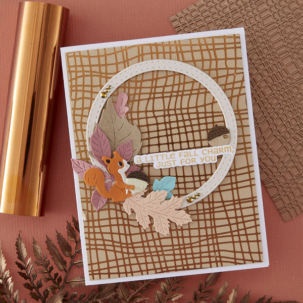Gilded Weave - Glimmer Hot Foil Kit of the Month (Plates & Die Only)