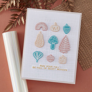 Gilded Weave - Glimmer Hot Foil Kit of the Month (Plates & Die Only)