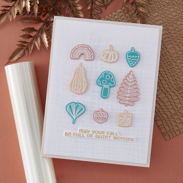 Gilded Weave - Glimmer Hot Foil Kit of the Month (Plates & Die Only)