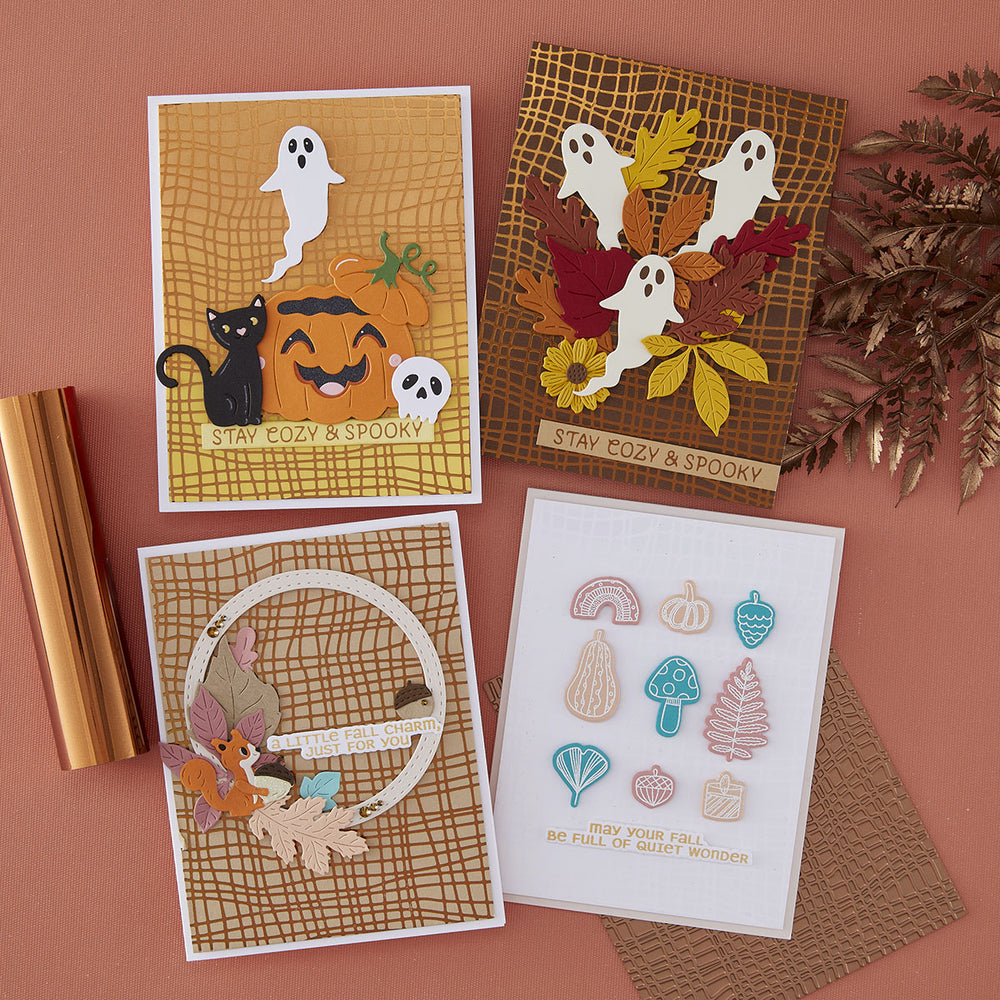 Gilded Weave - Glimmer Hot Foil Kit of the Month (Plates & Die Only)