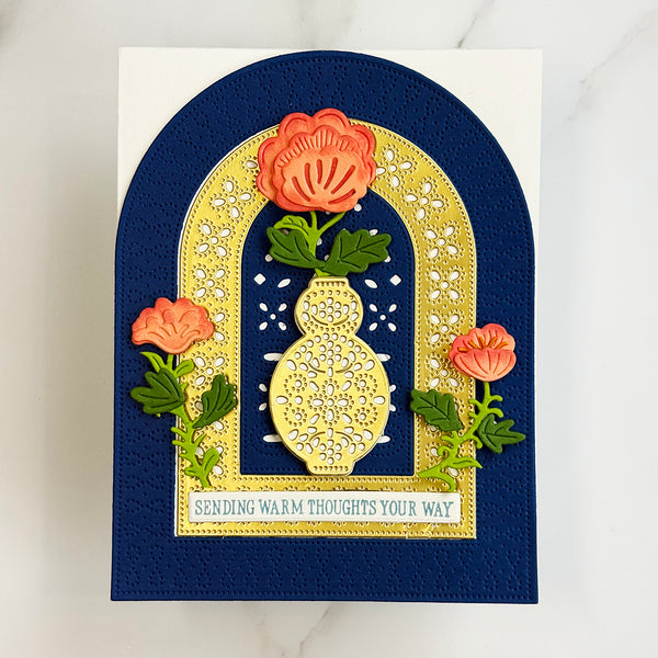 Regal Blooms Etched Dies