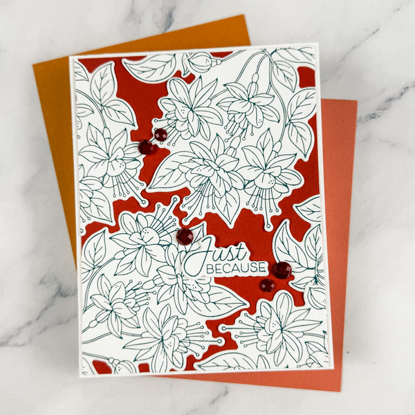 Magical Fuchsia Press + Foil Plate & Die Set by Alex Syberia Designs