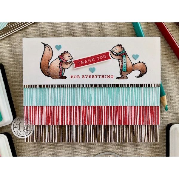 Christmas Squirrels Stamp & Die Set