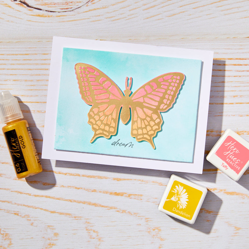 Butterfly Hot Foil Plate & Die Set from the Spring Whimsy Collection