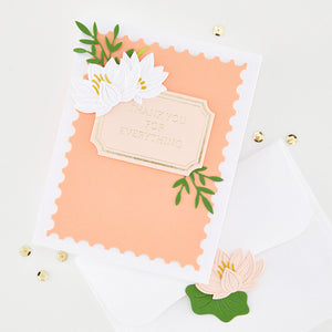 Lovely Labels Letterpress + Foil & Cut