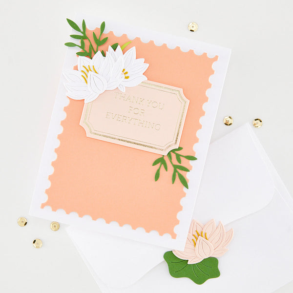 Lovely Labels Letterpress + Foil & Cut