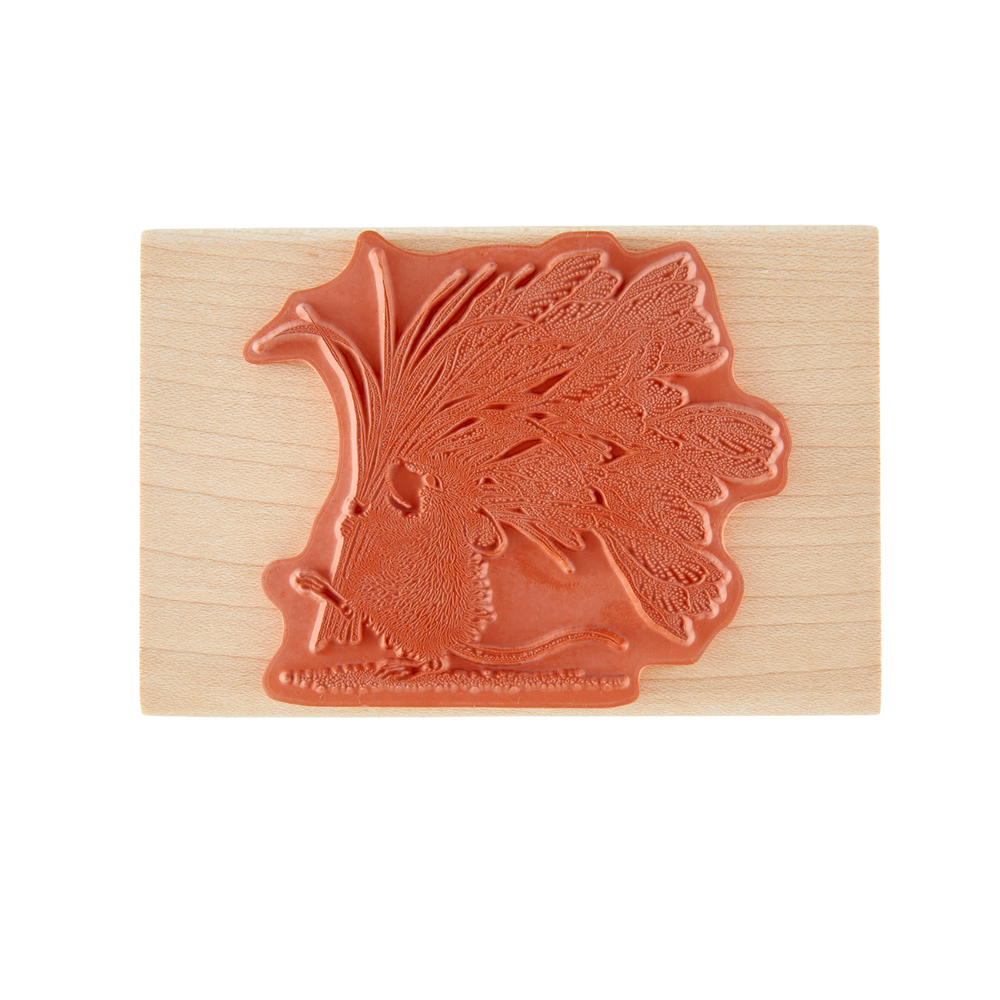 House-Mouse Bouquet for You Wood Mount Stamp
