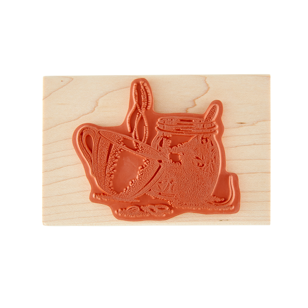 House-Mouse Brew-tiful Day Wood Mount Stamp