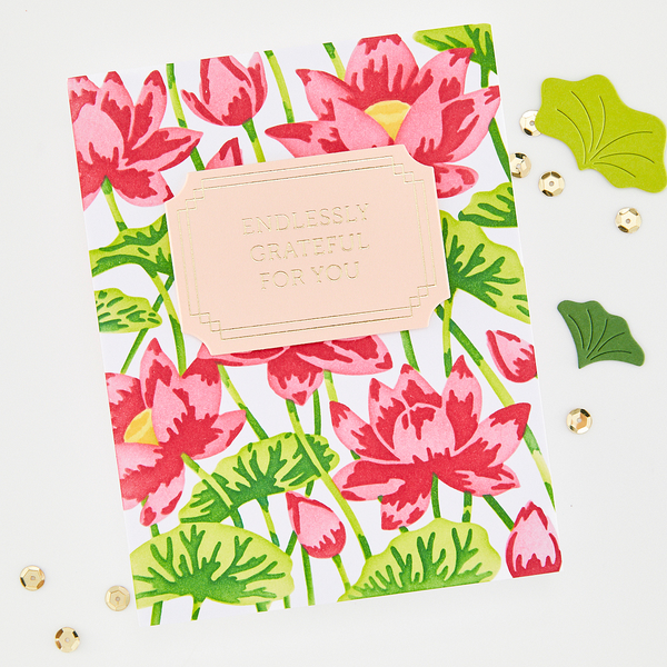 Lovely Labels Letterpress + Foil & Cut