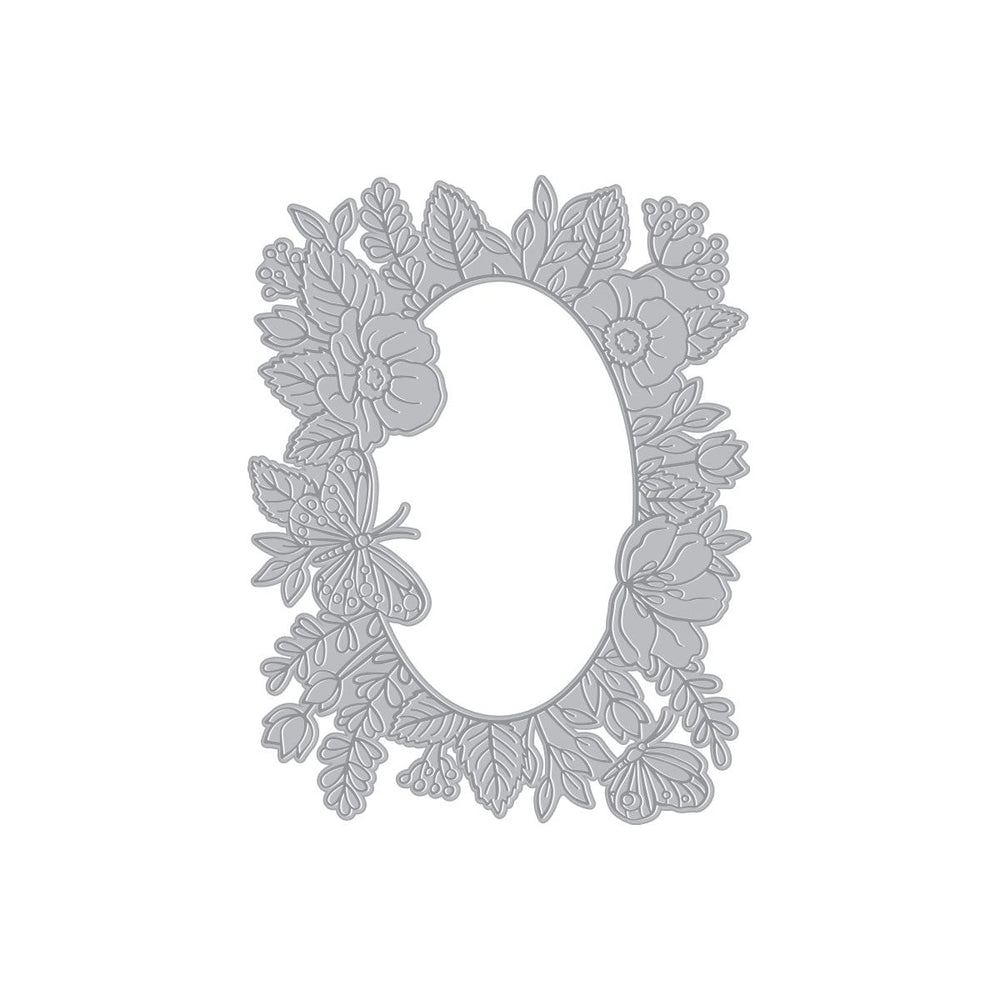 Hero Arts - Floral Frame Letterpress + Foil Plate