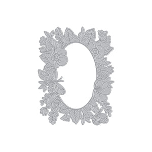 Floral Frame Letterpress + Foil Plate