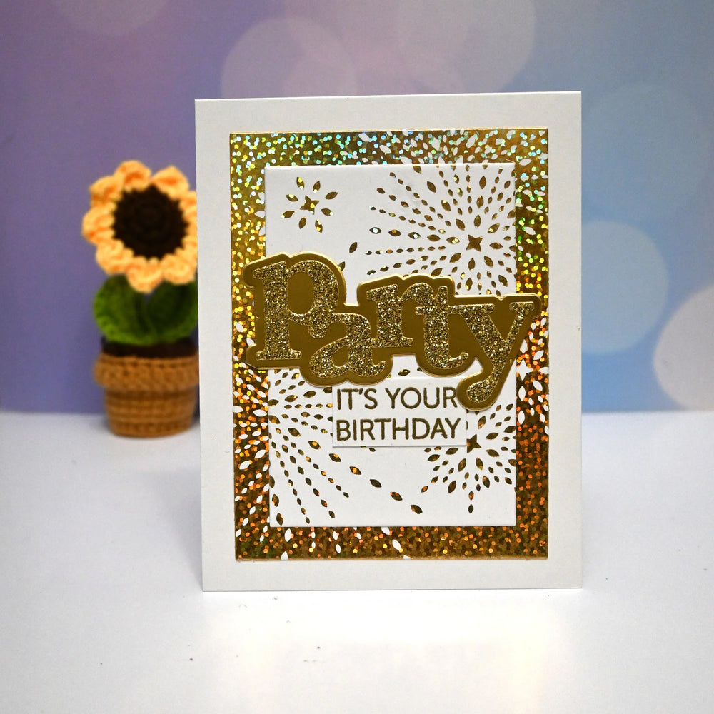 Hero Arts - Starbursts Set Letterpress + Foil Plate