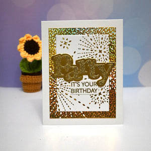 Hero Arts - Starbursts Set Letterpress + Foil Plate