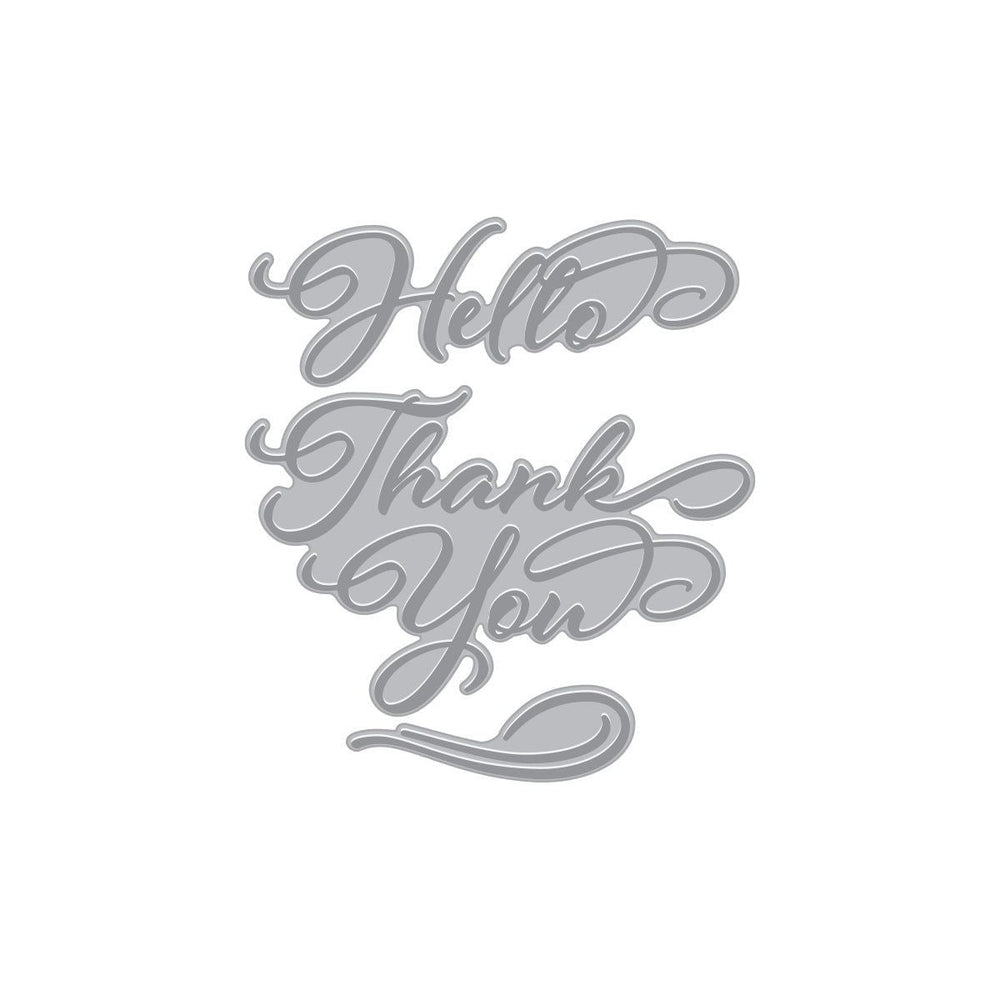 Hero Arts - Hello & Thank You BetterPress + Foil Plates
