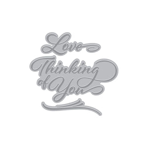 Hero Arts - Love & Thinking of You BetterPress + Foil Plates