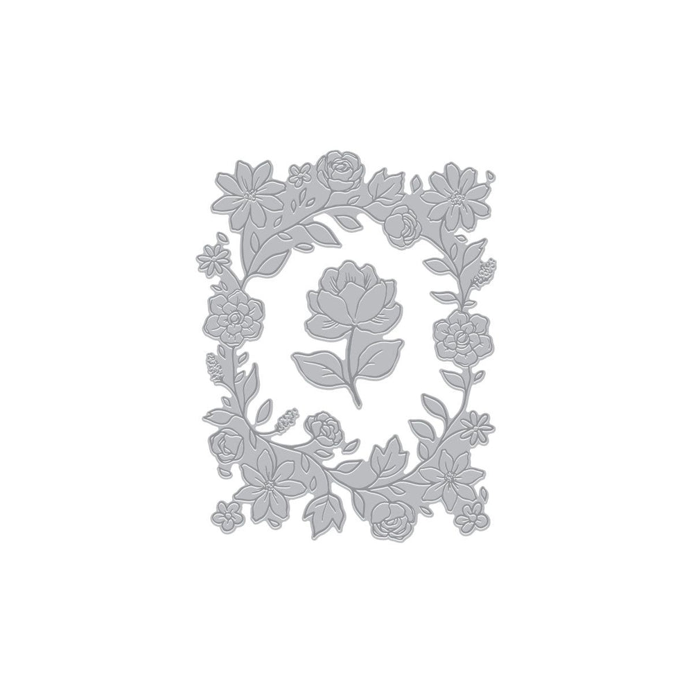 Hero Arts - Floral Border Letterpress + Foil Plate