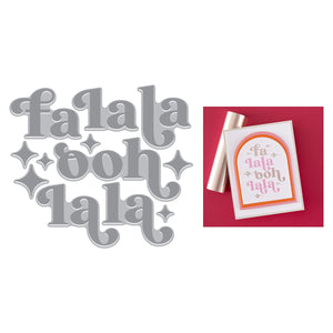 Fa La La Letterpress + Foil Set