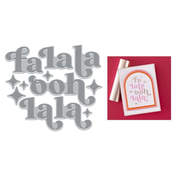 Fa La La Letterpress + Foil Set