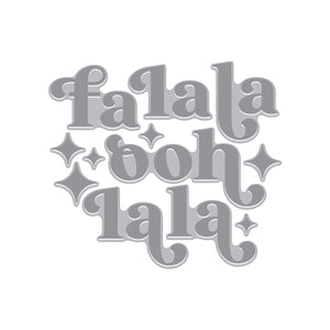 Fa La La Letterpress + Foil Set