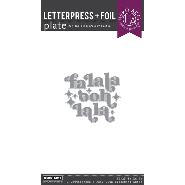 Fa La La Letterpress + Foil Set