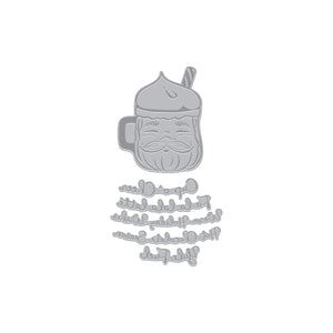 Cup of Cheer Letterpress + Foil Plates