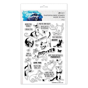 Purrfect Cats Stamp & Die Set by Simon Hurley
