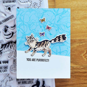 Purrfect Cats Stamp & Die Set by Simon Hurley