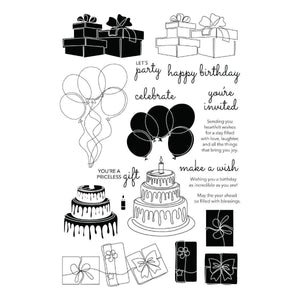 Birthday Party Stamp & Die Bundle by Simon Hurley