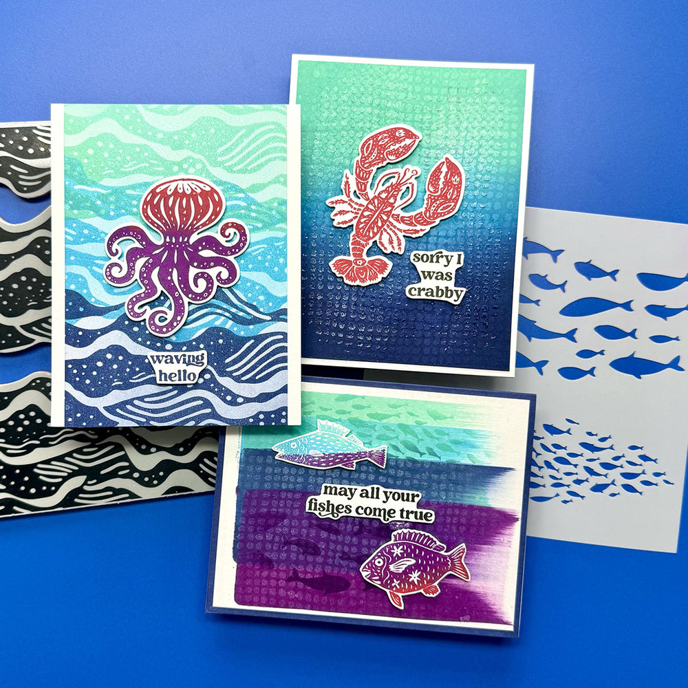 Under The Sea Stamp & Die Bundle by Simon Hurley