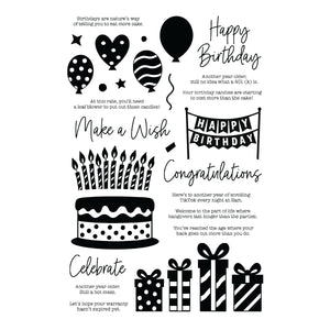 Snarky Birthday Stamp & Die Bundle by Simon Hurley