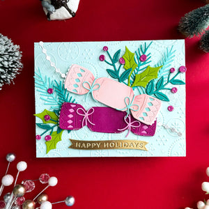 Christmas Cracker Etched Dies by Yana Smakula