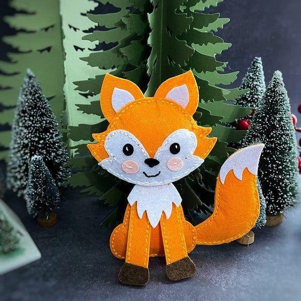 Felt Forest Fox Etched Dies by Nichol Spohr