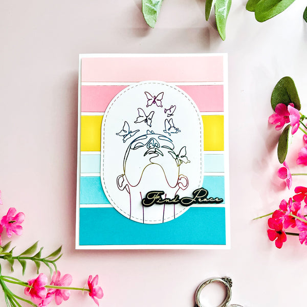 Whisper Weave Press + Foil Plate & Die Set by Jaycee Gaspar
