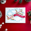 Gingerbread Plane & Banners Etched Dies by Stamperia