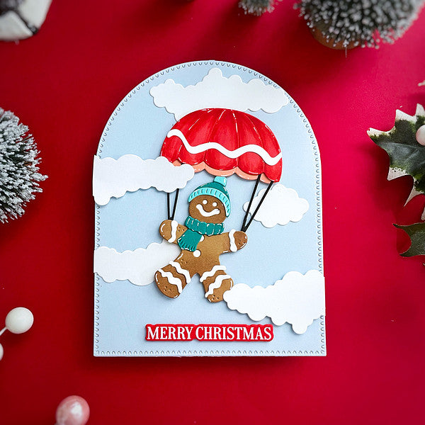 Gingerbread Delivery Etched Dies by Stamperia