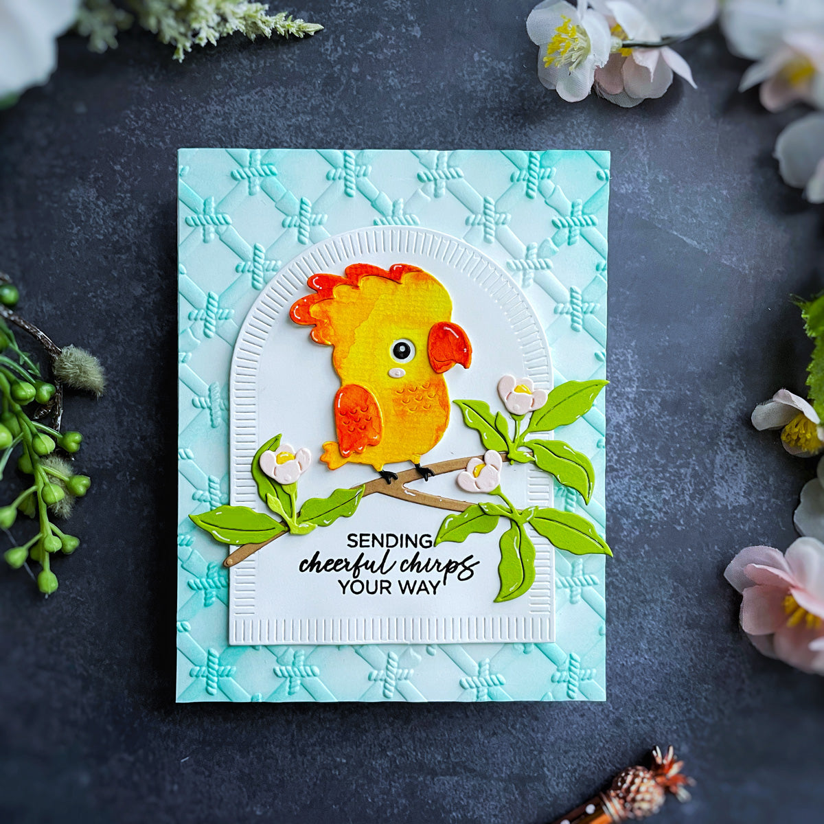 Spread Your Wings Sentiments Clear Stamp Set
