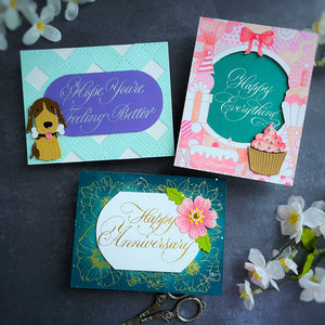 BetterPress Copperplate Happy Everything Sentiments Bundle