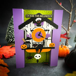 Halloween Tick Tock Etched Dies