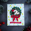 Classic Mouse Holiday Wreath Etched Dies