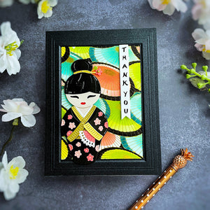 Parasols BetterPress Plate by Alex Syberia Designs