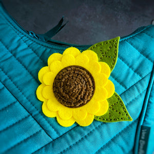 Felt Sunflower Bloom Etched Dies by Nichol Spohr