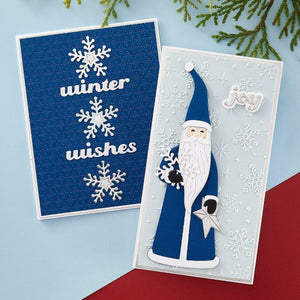 Christmas Greetings Etched Dies