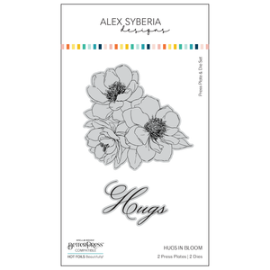 Alex Syberia Designs - Hugs in Bloom Press Plate & Die Set