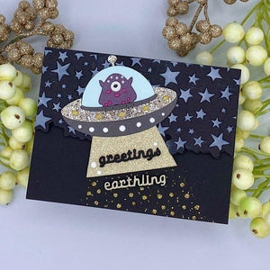 Starry Night 3D Emboss & Cut Folder by Simon Hurley