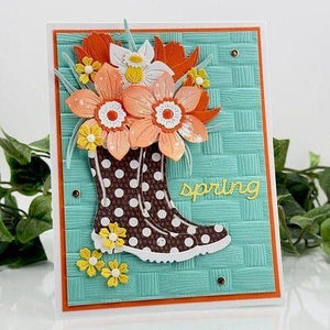 Woven 3D Embossing Folder by Simon Hurley