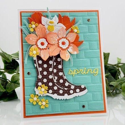 Woven 3D Embossing Folder by Simon Hurley